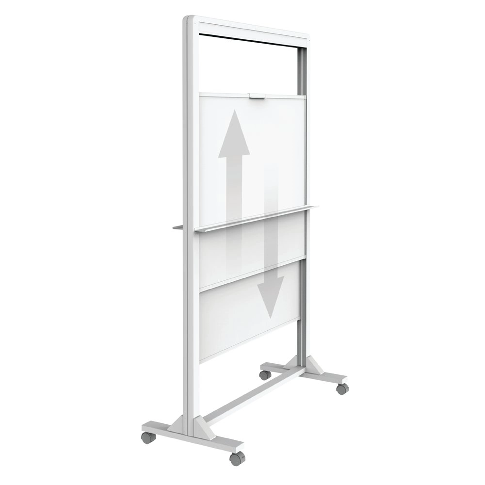 Pizarra Móvil Magnética Doble 100x172 cm