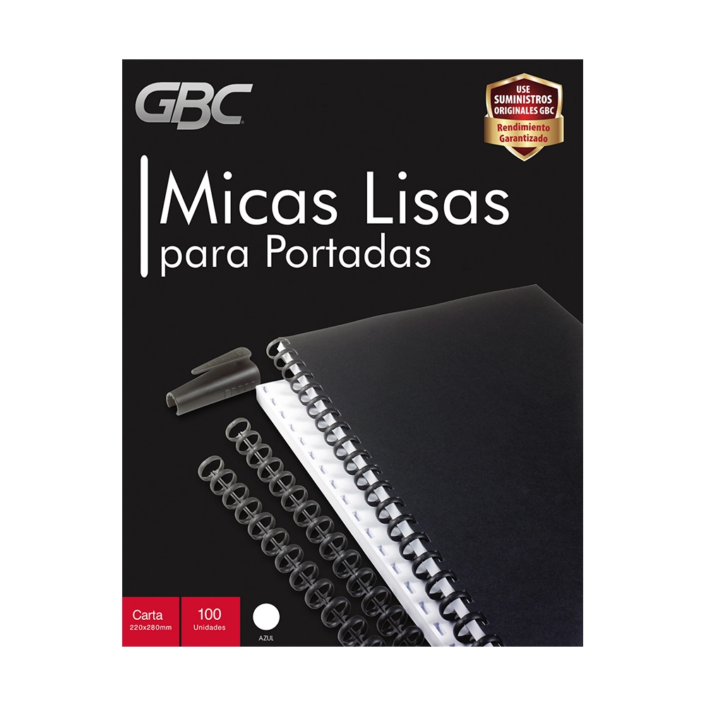 Mica Azul Tamaño Carta GBC – Pack 100 Unidades