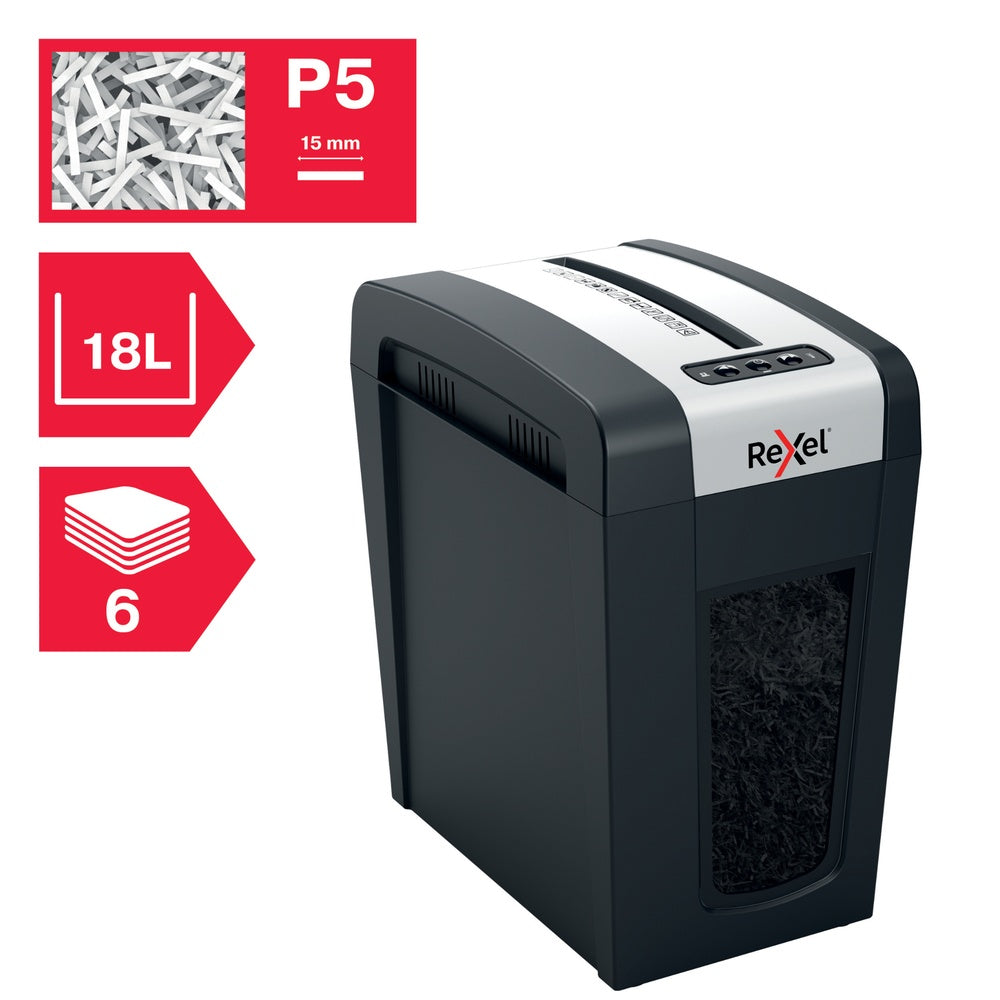 Trituradora de Papel Rexel Secure MC-6 SL P5 6 Hojas