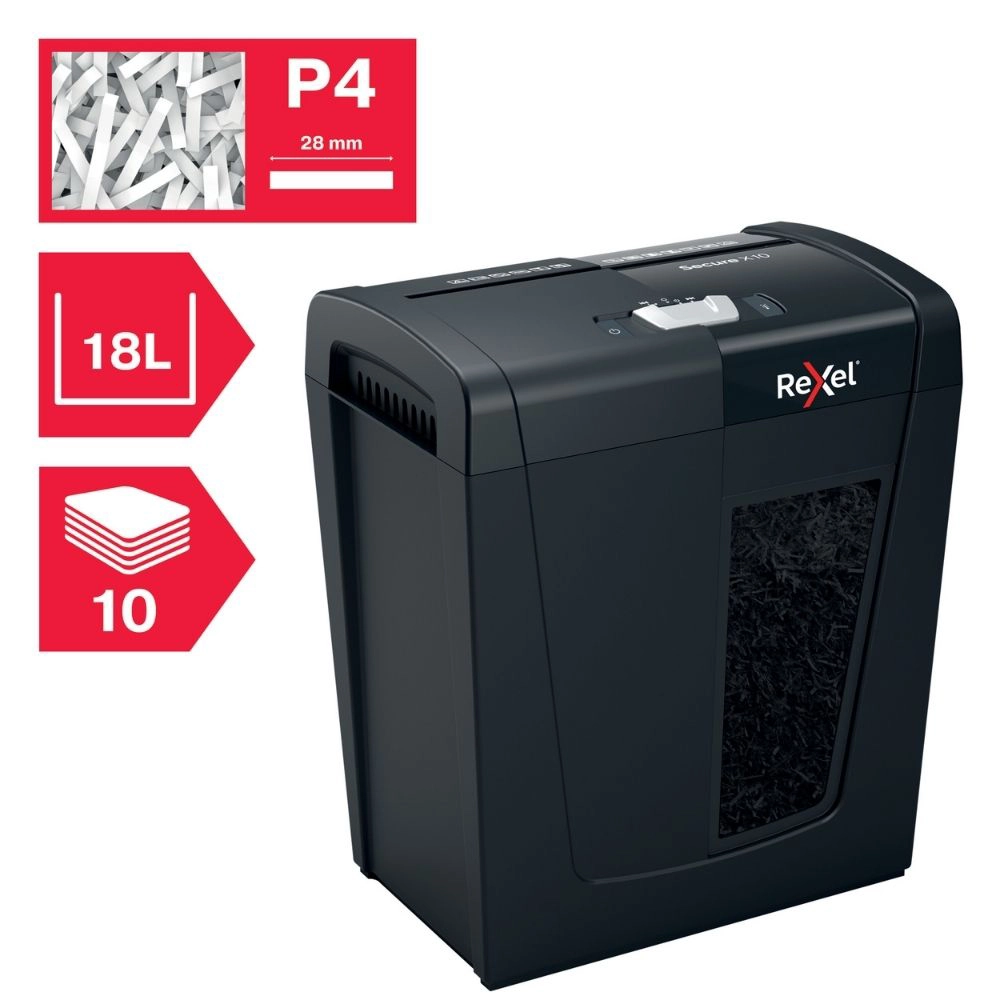 Trituradora de Papel Rexel Secure X10
