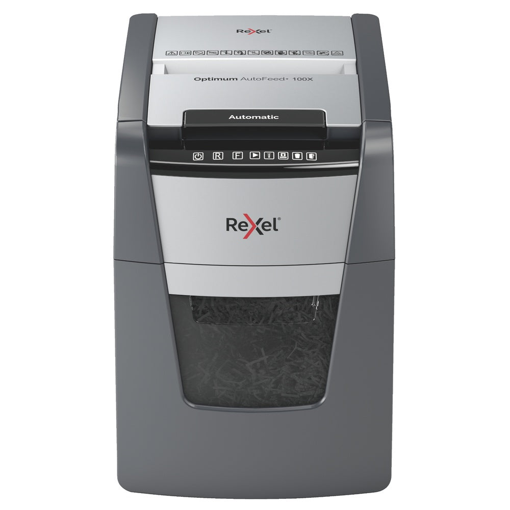 Trituradora de Papel Rexel Optimum Auto+ 100X P4 100 Hojas
