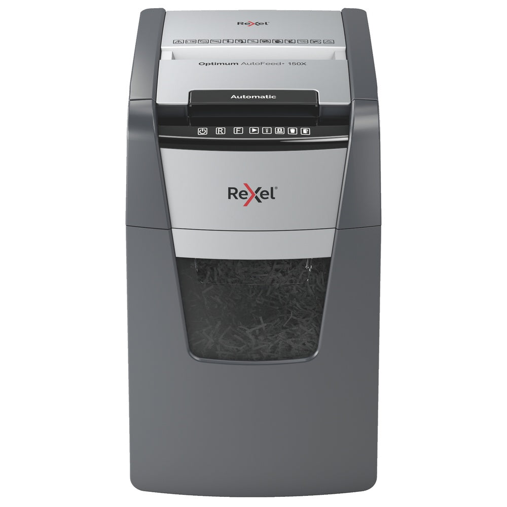 Trituradora de Papel Rexel Optimum Auto+ 150X P4 150 Hojas