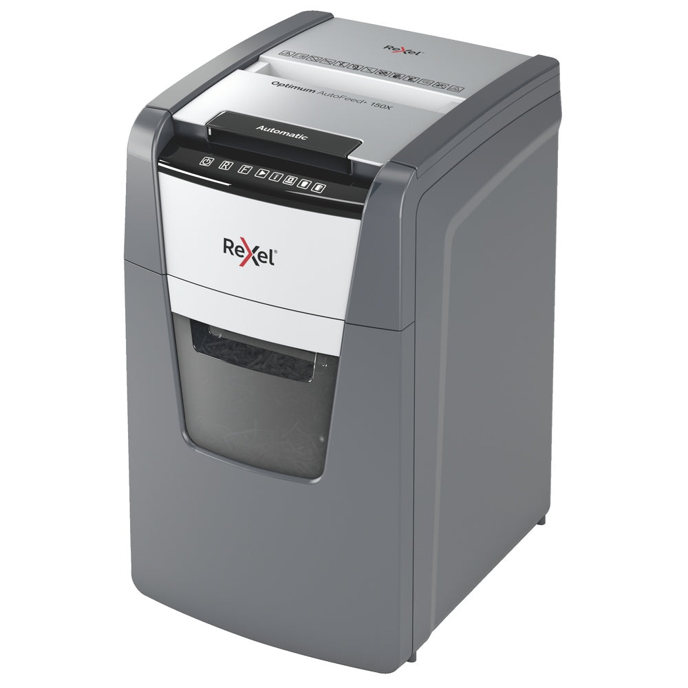 Trituradora de Papel Rexel Optimum Auto+ 150X P4 150 Hojas