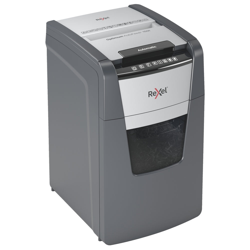 Trituradora de Papel Rexel Optimum Auto+ 150X P4 150 Hojas