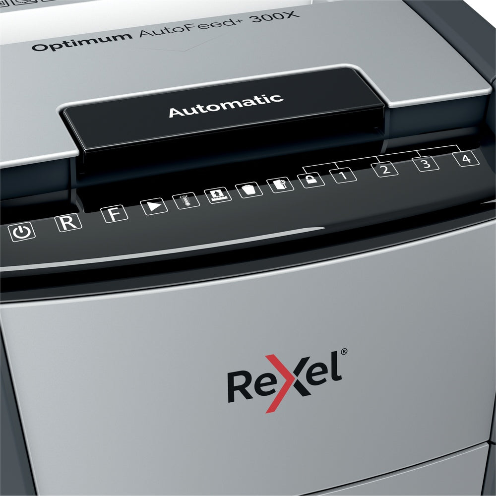 Trituradora de Papel Rexel Optimum Auto+ 300X P4 300 Hojas