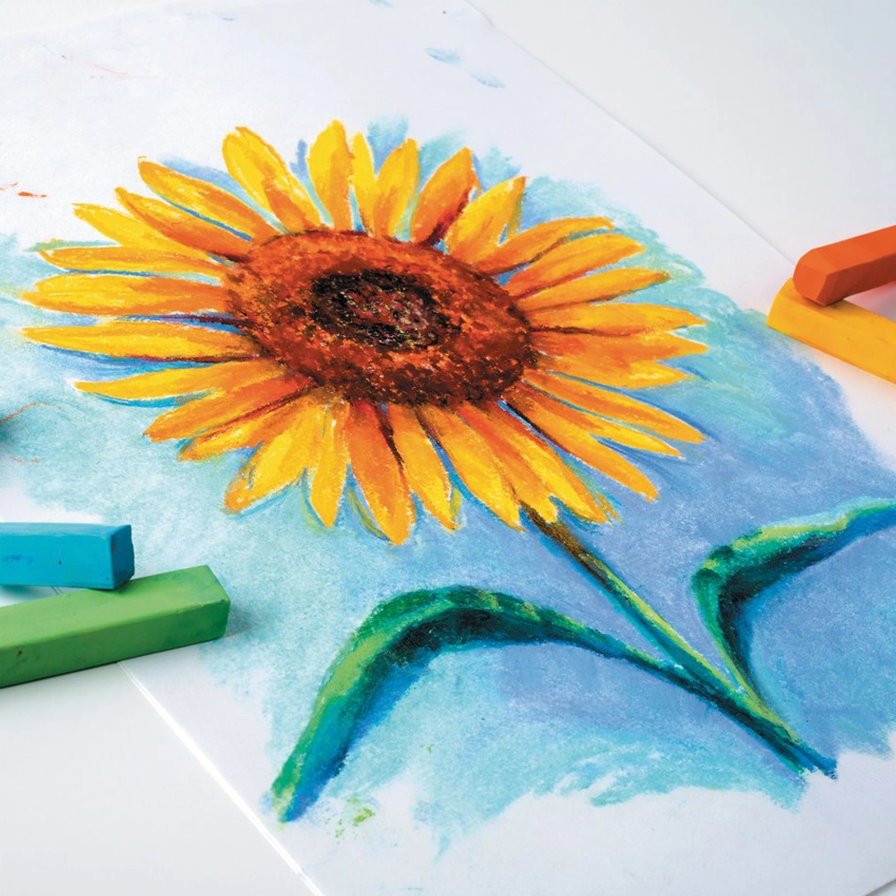 Pastel Suave Set 24 Colores Alta Pigmentación y Fácil Mezcla