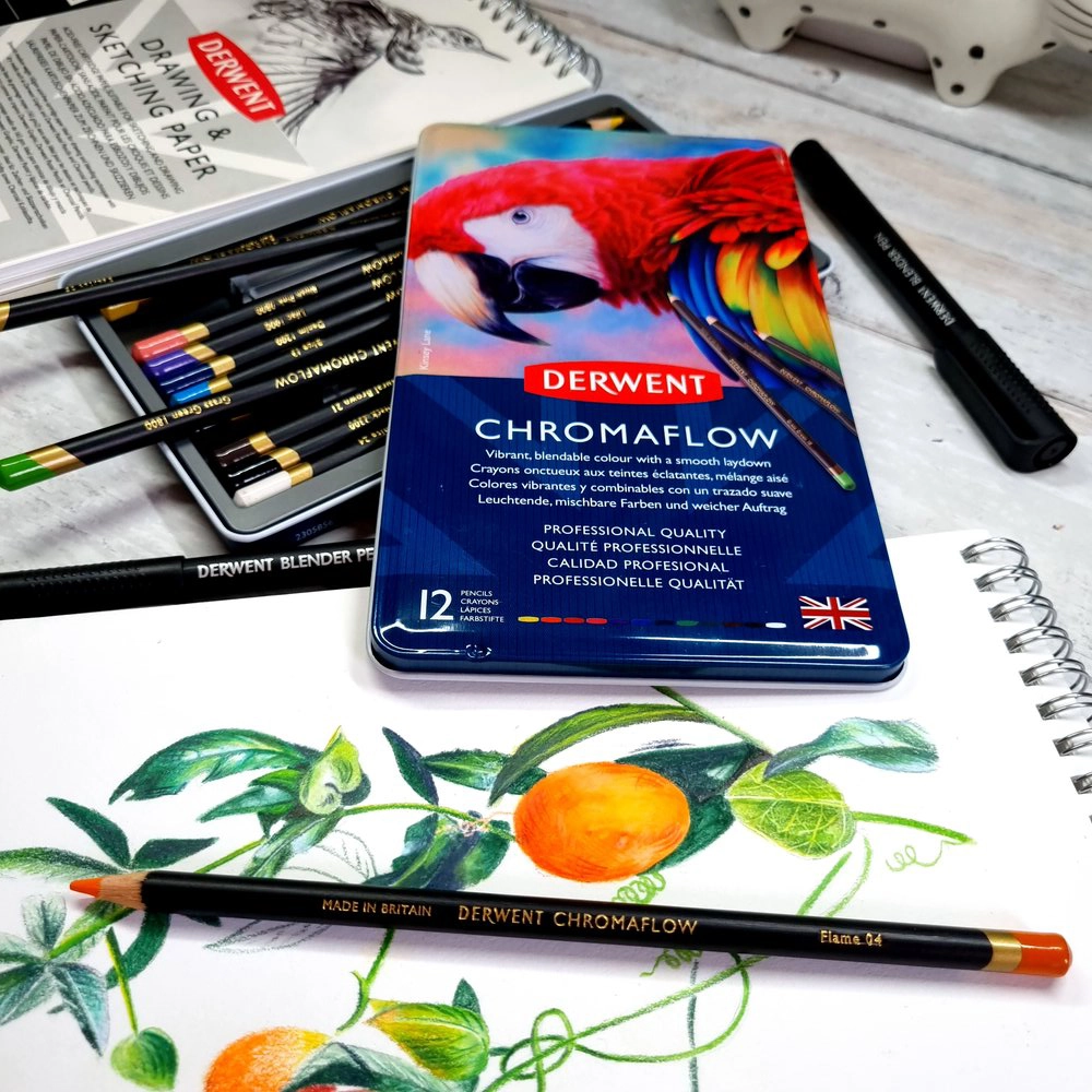 Lápices de Colores Set 12 – Pigmentos Vibrantes y Mina Suave