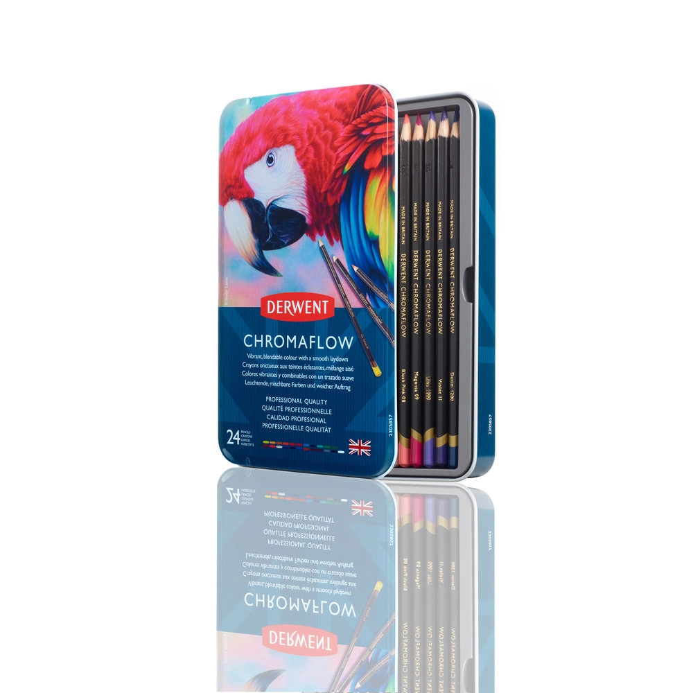 Set de Lápices de Colores 24 Colores – Alta Pigmentación y Textura Suave