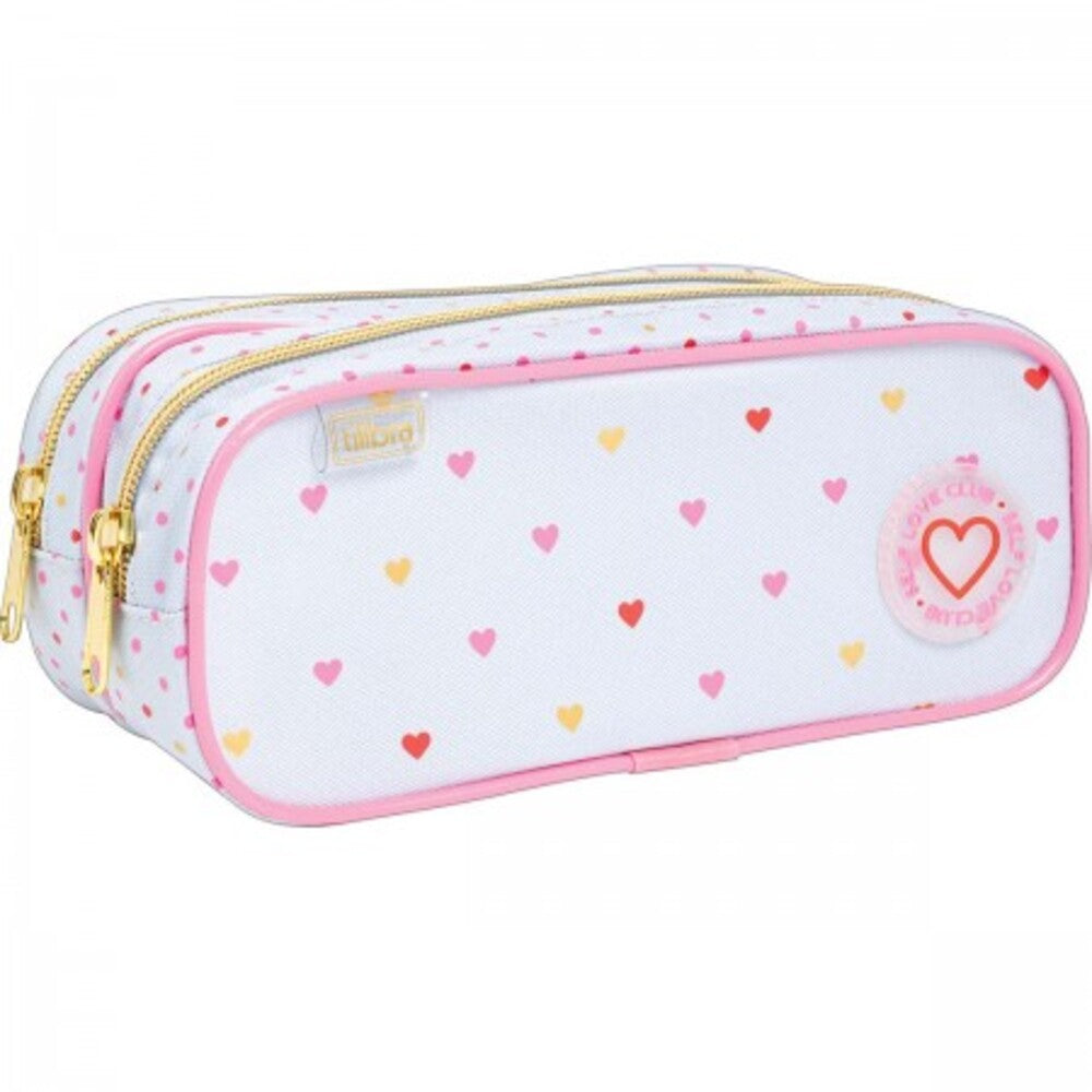 Estuche Duo Joyful Azul con 2 Compartimentos – 210x90x90mm