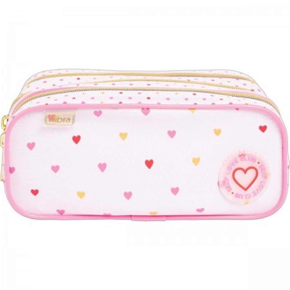 Estuche Triple Joyful 210x110x90 mm – 3 Compartimentos