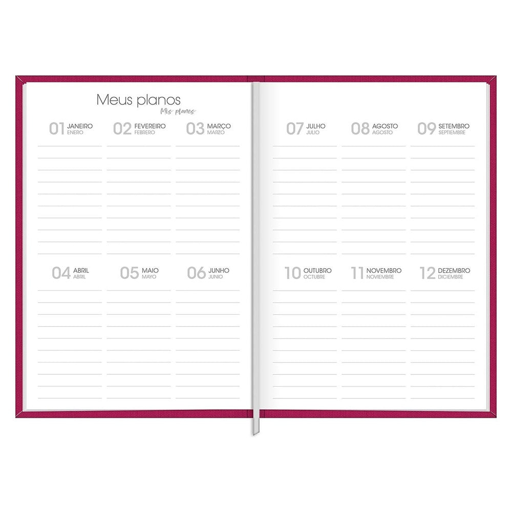 Planner Ejecutivo Tilibra Cosido Lume M5 2027 Azul
