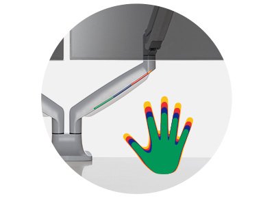 Brazo Doble para Monitores Kensington One-Touch SmartFit