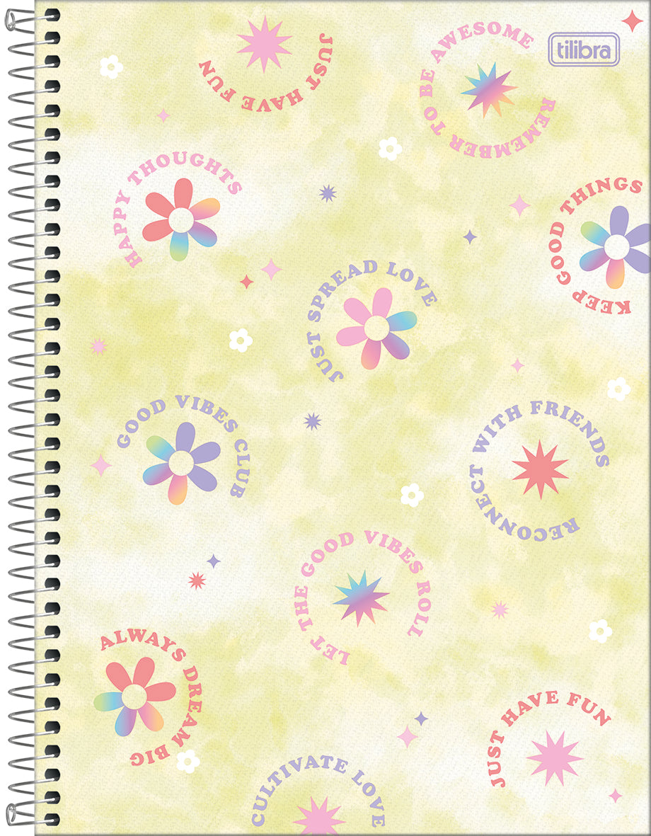 Planner con Espiral Good Vibes 2023
