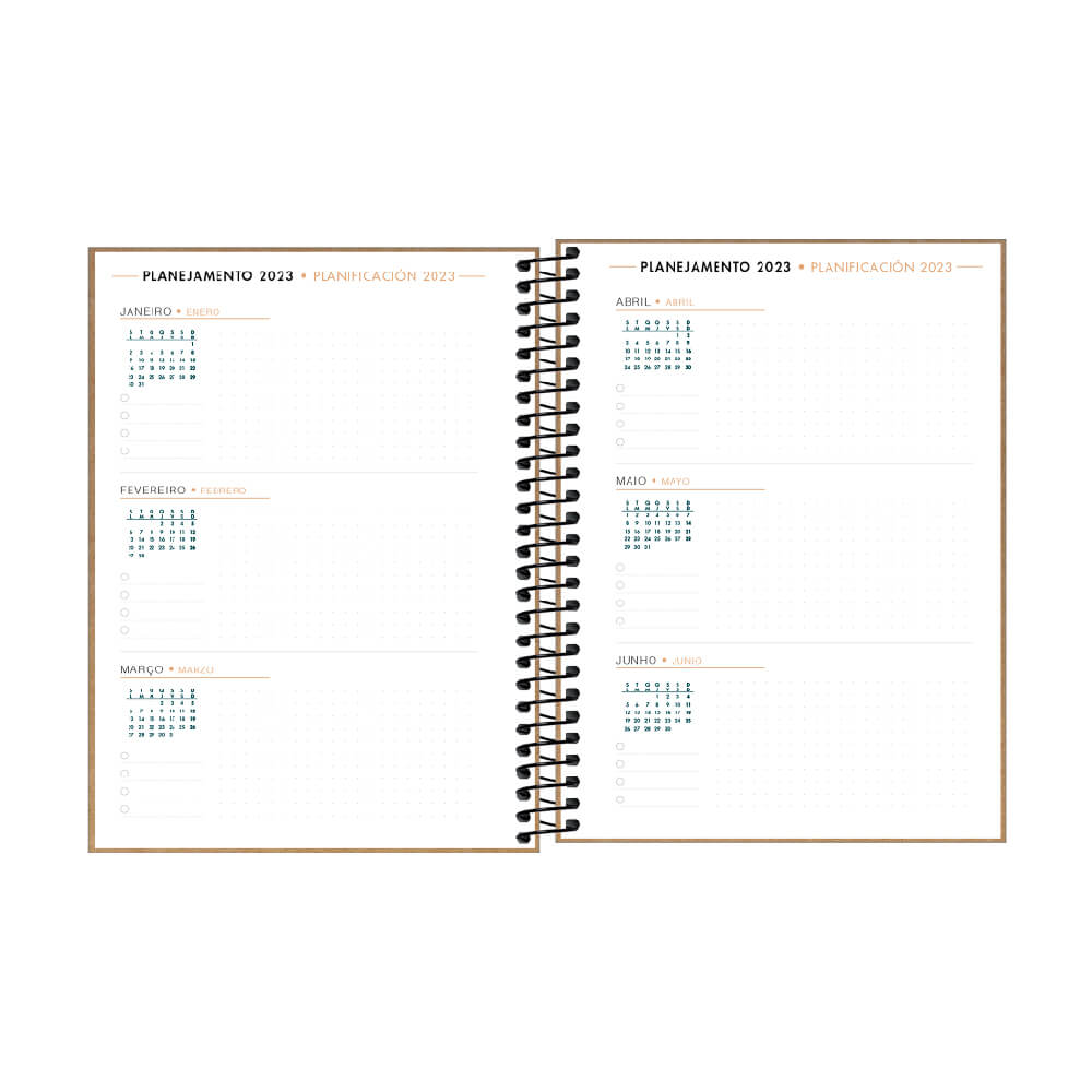 Planner Espiral Kraftwork 2023