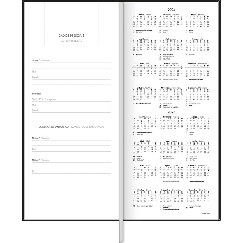 Agenda Cosida Ejecutiva Comercial M8 Slim