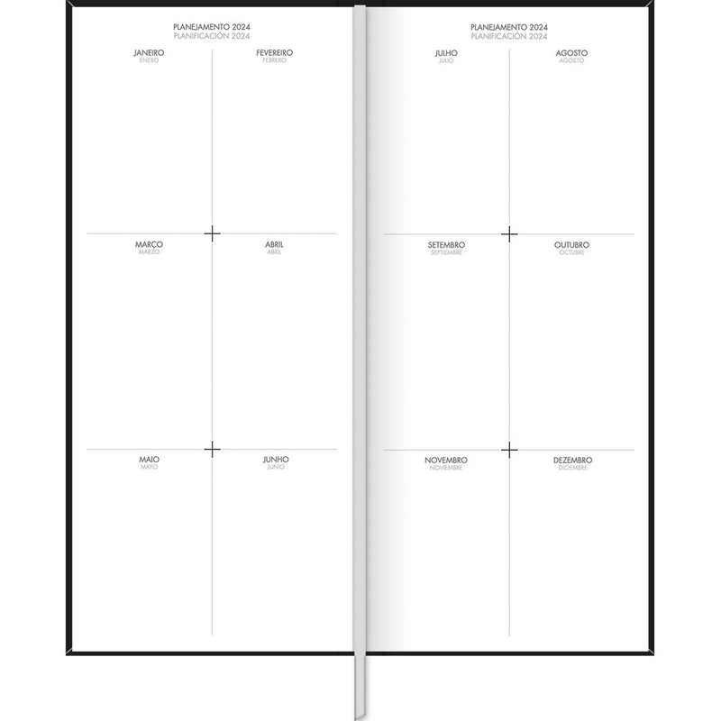Agenda Cosida Ejecutiva Comercial M8 Slim
