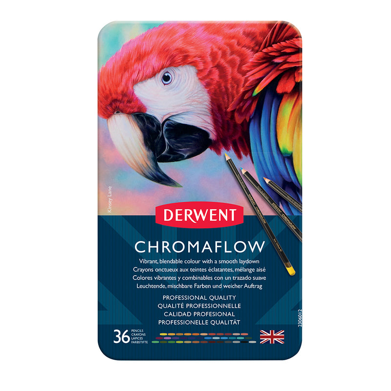 LAPICES COLORES CHROMAFLOW 36COL DERWENT