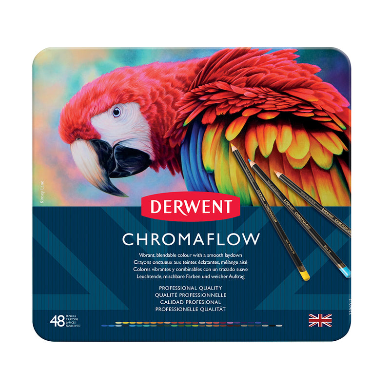 LAPICES COLORES CHROMAFLOW 48COL DERWENT