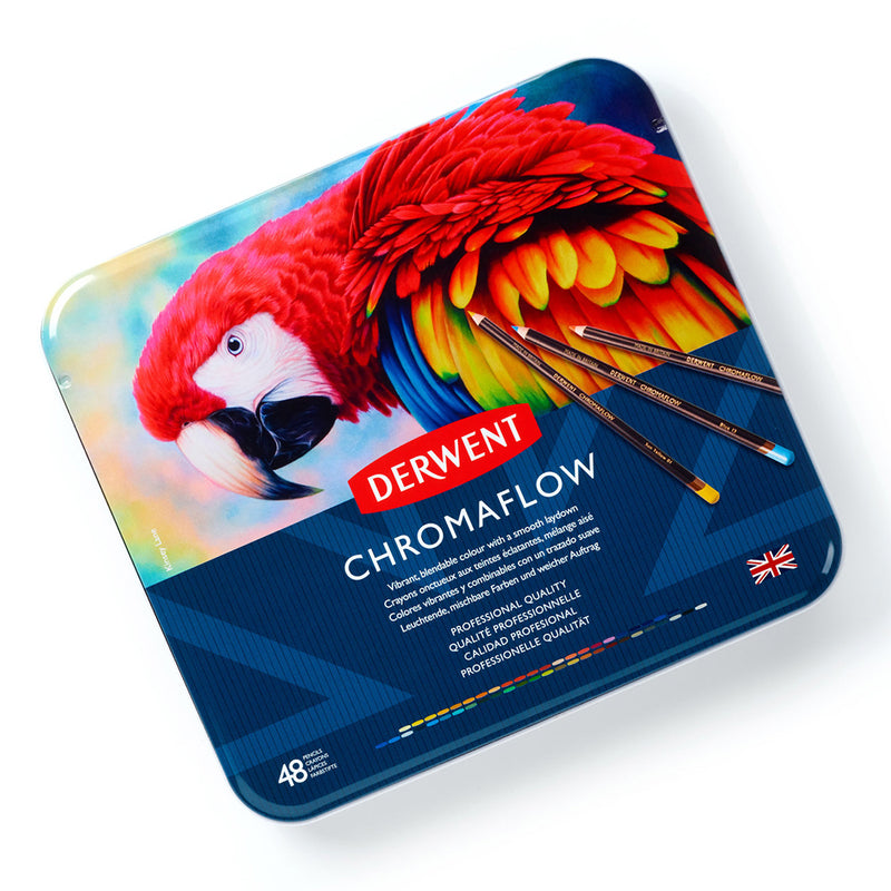 LAPICES COLORES CHROMAFLOW 48COL DERWENT