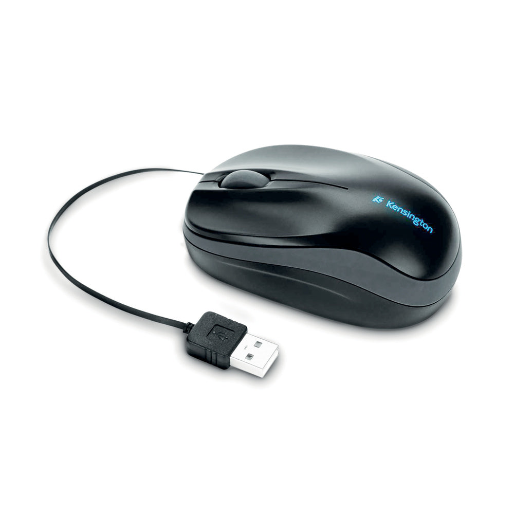 Mouse Alámbrico Kensington USB Retráctil Pro Fit