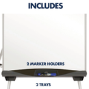 Pizarra Magnética + Brazos Laterales 68 x 99 cm. - Quartet