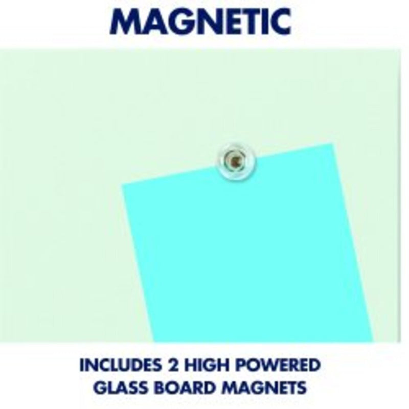 Pizarra Vidrio Magnética Sin Marco Horizon 70x130 cm Quartet