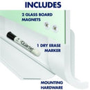 Pizarra Vidrio Magnética Sin Marco Horizon 70x130 cm Quartet