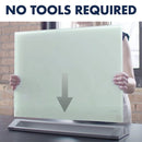 Pizarra de Vidrio Magnética para Escritorio 43x60 cm