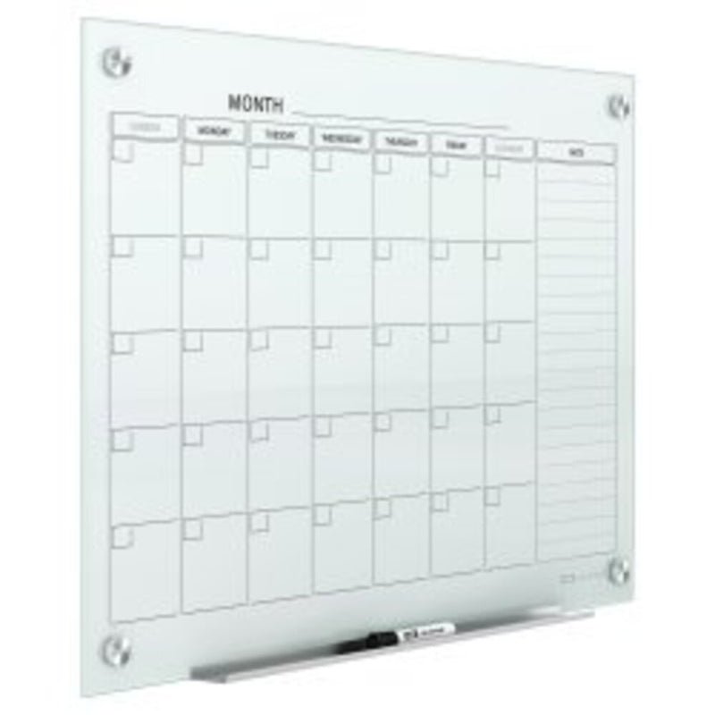 Pizarra Vidrio Calendario Mensual Magnétic 60x90 cms Quartet