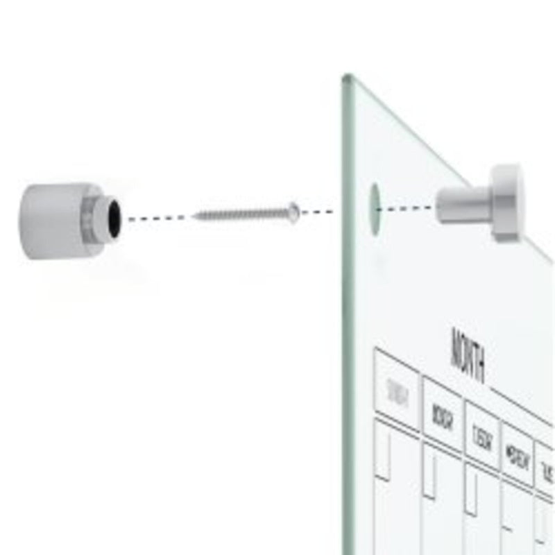 Pizarra Vidrio Calendario Mensual Magnétic 60x90 cms Quartet