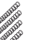 Paquete Anillo Metálico 9mm 3:1 Negro 20 Unidades - GBC