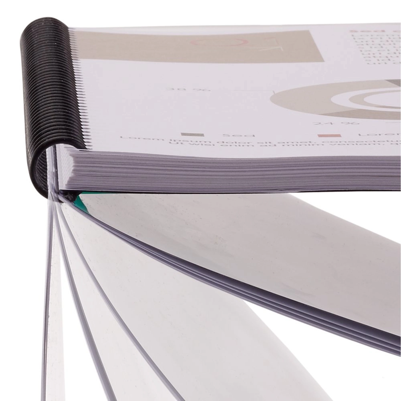 Anillo PROCLICK 12mm Negro 25 UN. / Capacidad 100 hojas