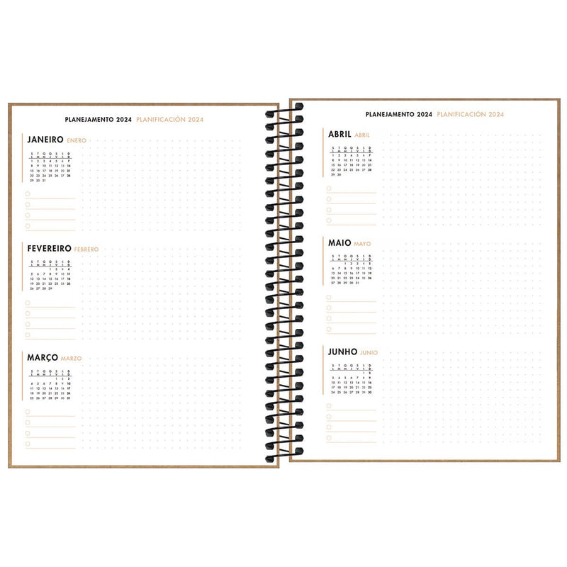 Planner Espiral Kraftwork M7