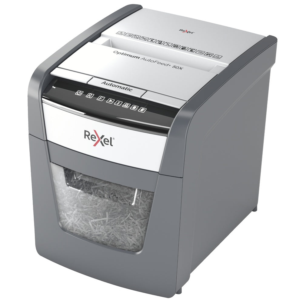 Trituradora de Papel Rexel Optimum Auto+ 50X P4 50 Hojas
