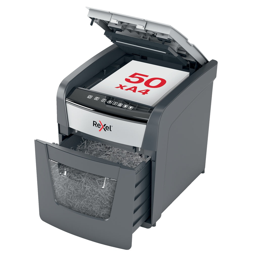 Trituradora de Papel Rexel Optimum Auto+ 50X P4 50 Hojas