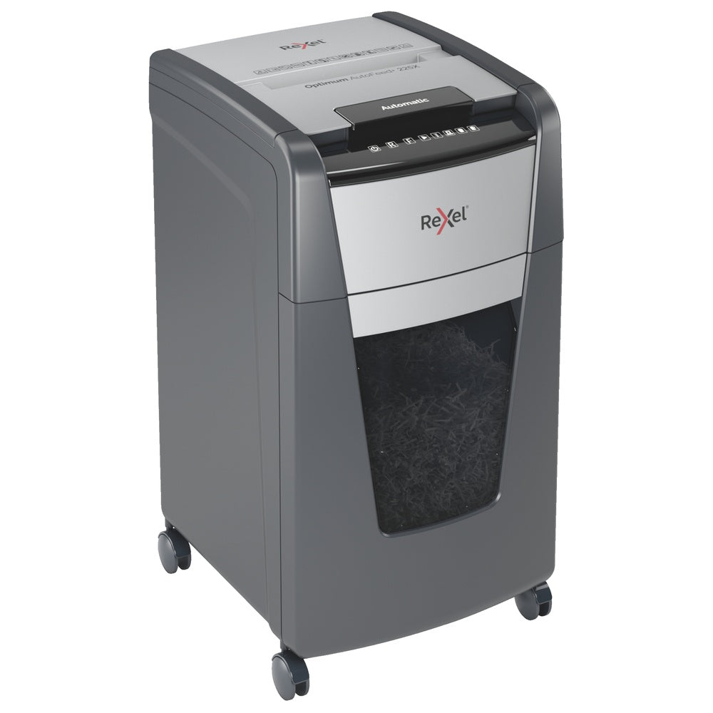 Trituradora de Papel Rexel Optimum Auto+ 225X P4 225 Hojas