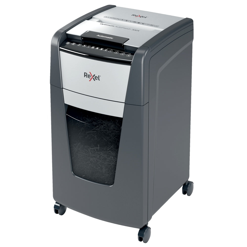 Trituradora de Papel Rexel Optimum Auto+ 300X P4 300 Hojas