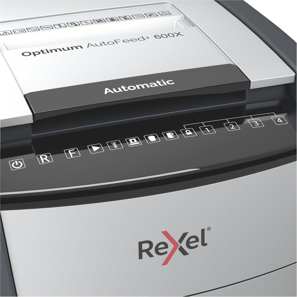 Trituradora de Papel Rexel Optimum Auto+ 600X P4 600 Hojas