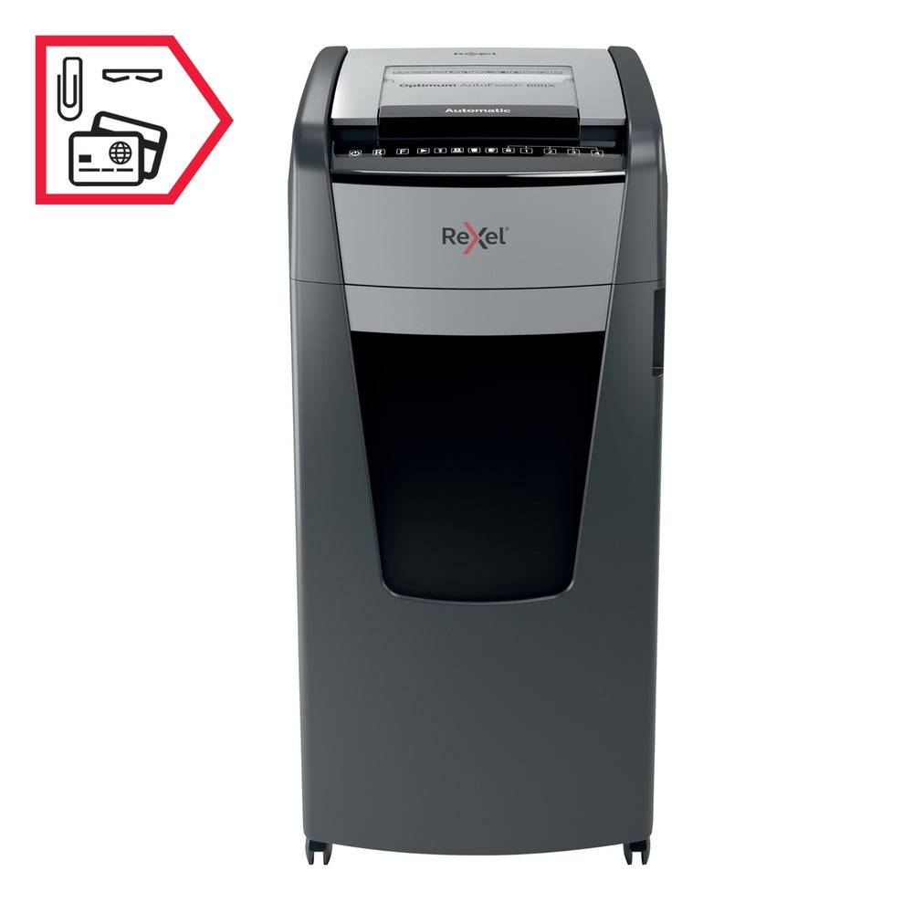Trituradora de Papel Rexel Optimum Auto+ 600X P4 600 Hojas