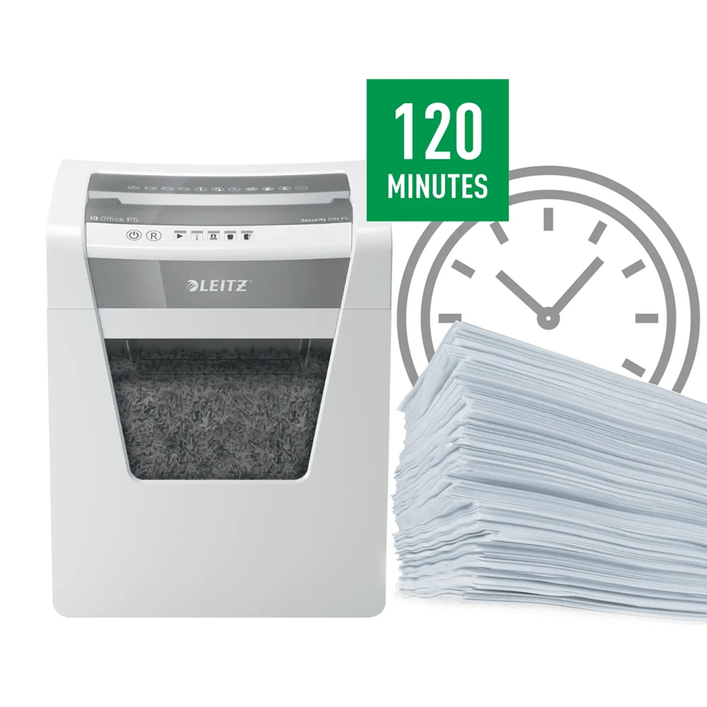 Trituradora de Papel Leitz IQ Office P5