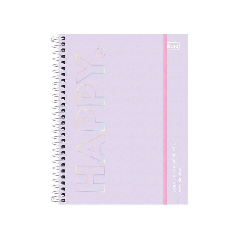 Agenda Planner 2024 Espiral Happy M7