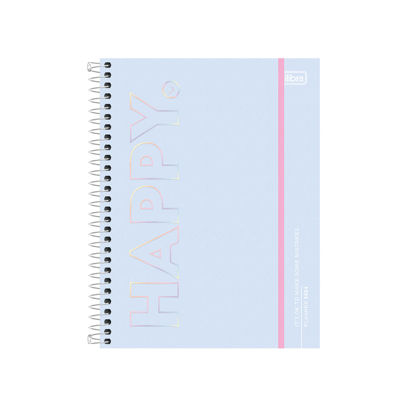 Agenda Planner 2024 Espiral Happy M7