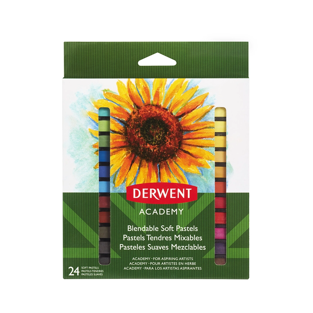 Pastel Suave Set 24 Colores Alta Pigmentación y Fácil Mezcla