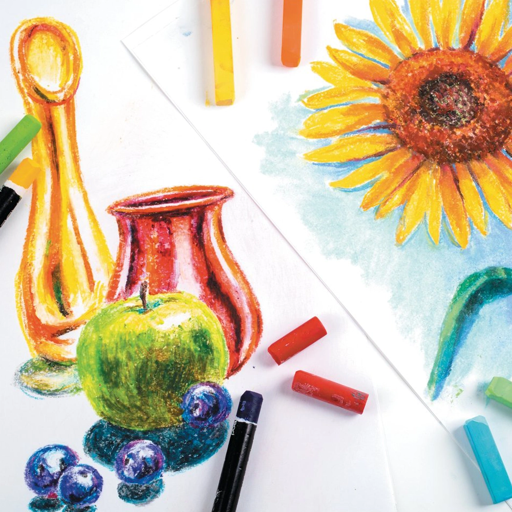 Pastel Suave Set 24 Colores Alta Pigmentación y Fácil Mezcla