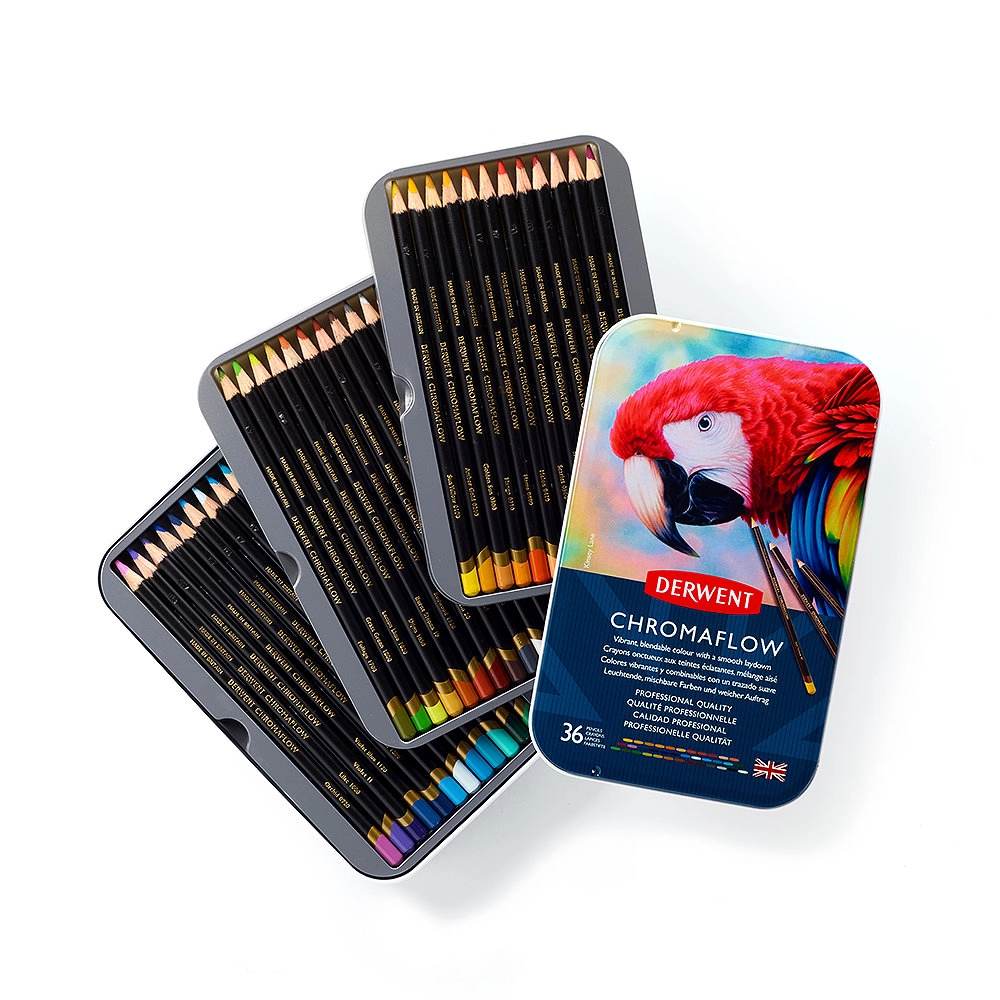 Set de Lápices de Colores 36 Colores – Alta Pigmentación y Textura Suave