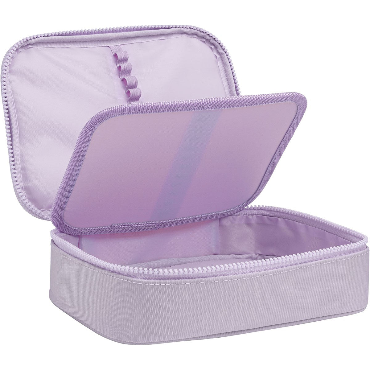 Estuche Box Happy Lila con Divisor Organizador – 150x210x60mm