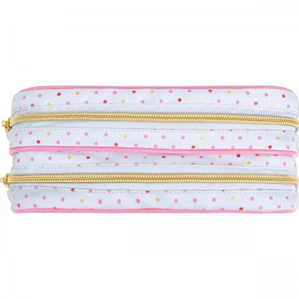 Estuche Duo Joyful Azul con 2 Compartimentos – 210x90x90mm