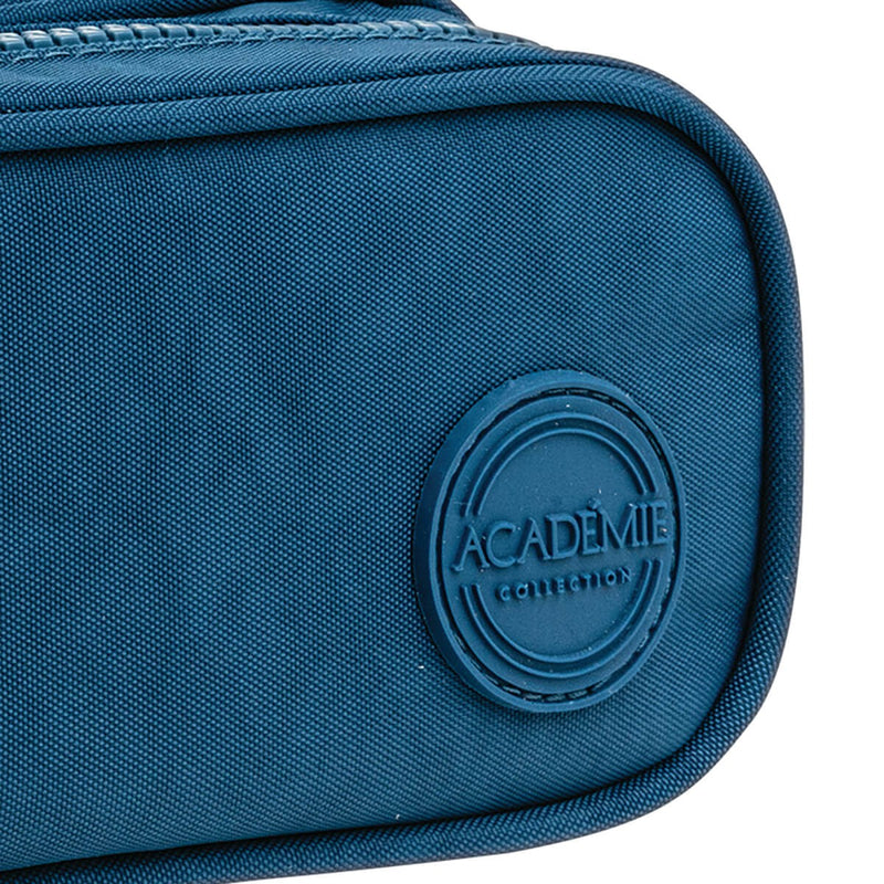 ESTUCHE DUO ACADEMIE AZUL 210x90X90MM