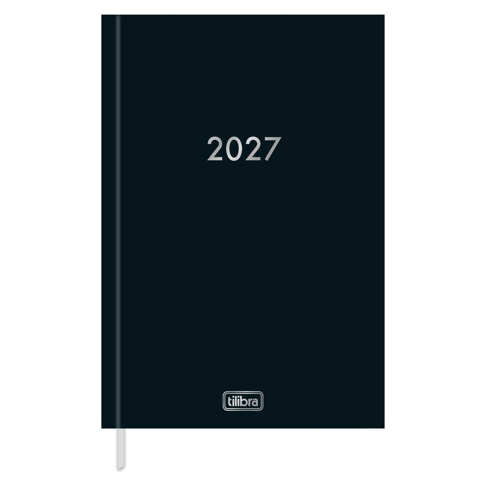 Agenda Ejecutiva Tilibra Cosida Diaria Napoli M7 2027 Negro