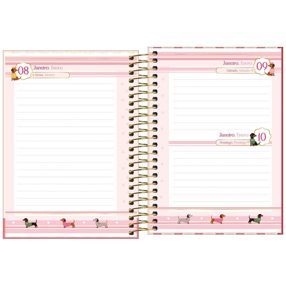Agenda Espiral Tilibra Bownie M3 2027 Salchica